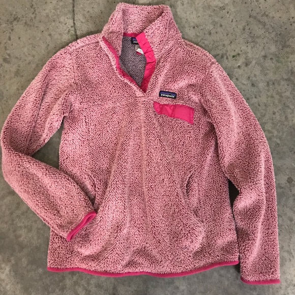 Patagonia Tops - Pink Button-up Patagonia Pullover